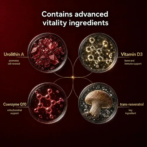 Vista 10 de Urolithin A Complex Supplement Softgels, 120 Count