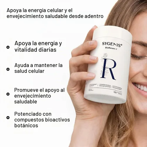 Vista 2 de BioRenewal Cellular Energy, suplemento de longevidad para mujeres