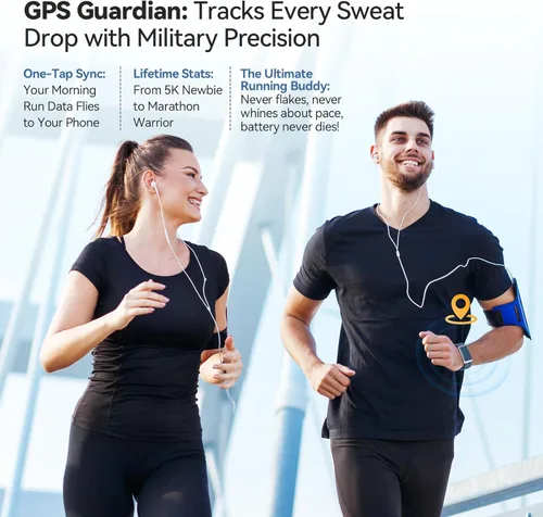 Vista 2 de EnergyPort Smart Bracelet with Blood Oxygen/Blood Pressure Monitor, 60-Day Battery Health Fitness Tracker with 2 Bands,Lifetime Membership,Activity