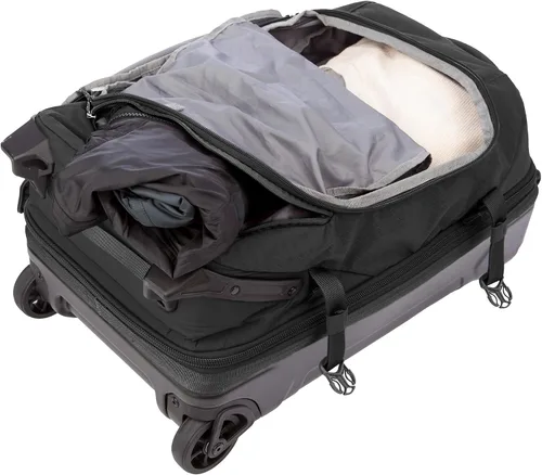 Vista 8 de Eddie Bauer Bolsa de lona Expedition 2.0 hecha de policarbonato resistente y nailon, Negro