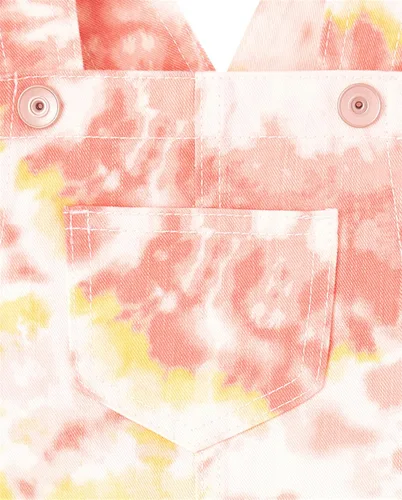 Vista 2 de The Children's Place Pantalones cortos de sarga Tie Dye para niñas