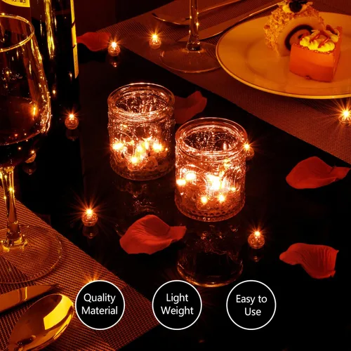 Vista 6 de 150 luces de globo redondas LED mini, lámpara de bola de globo, tiempo de espera largo, luces impermeables para farol de papel, globo, fiesta, boda