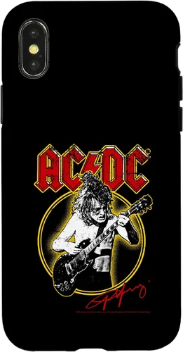 Vista 5 de AC DC Classic Rock Logo Electric Guitar Solo Energy Case for iPhone 17
