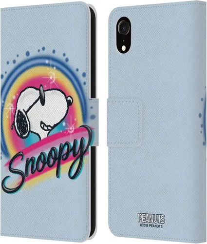 Vista 132 de Head Case Designs Funda de piel con licencia oficial de Peanuts Beach Surf Snoopy Boardwalk Airbrush compatible con Apple iPhone 11