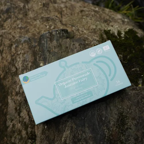 Vista 9 de RIANTEA Bolsas de té verde de jazmín orgánico, 100% natural, hoja entera, baja en cafeína, bolsa de té frío sin OMG, bolsas de té verde de alta
