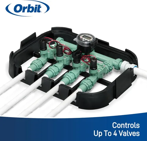 Vista 8 de Orbit 57865 Controlador de aspersor de agua para exterior con batería