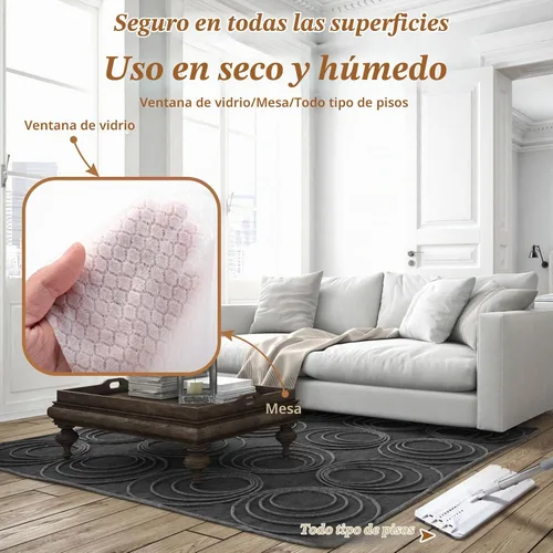Vista 5 de Hoolerry 300 paños de barrido en seco compatibles con Swiffer Sweeper