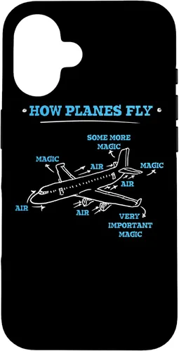 Vista 32 de Regalo de avión para pilotos y nerds de aviación - Funda Wie para iPhone 17