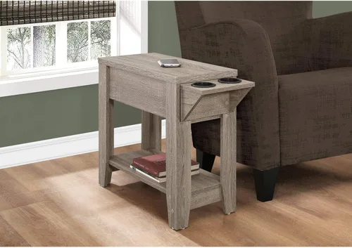 Vista 2 de Monarch Specialties MESA DE ACENTO, Talla única, TAUPE OSCURO