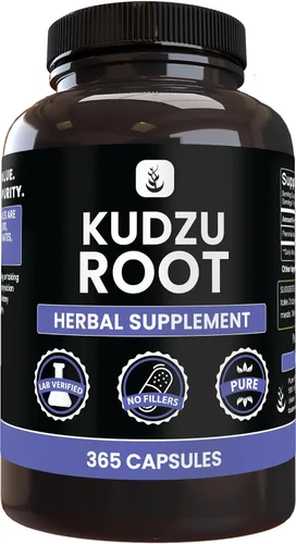 Vista 8 de Pure Original Ingredients Raíz de Kudzu (100 cápsulas) siempre pura, sin aditivos ni rellenos