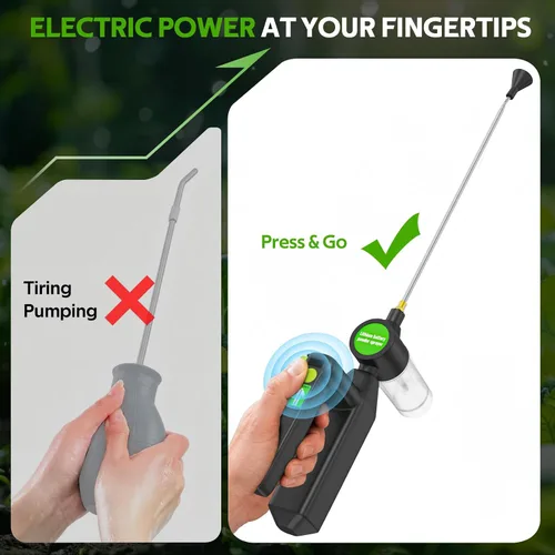 Vista 2 de Electric Diatomaceous Earth Duster, Small Dry Powder Applicator