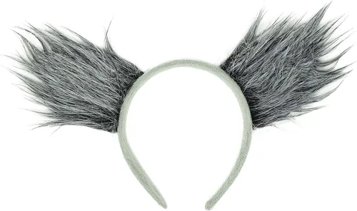 Vista 2 de Squirrel Products Juego de accesorios de diadema de lobo y cola para todas las edades