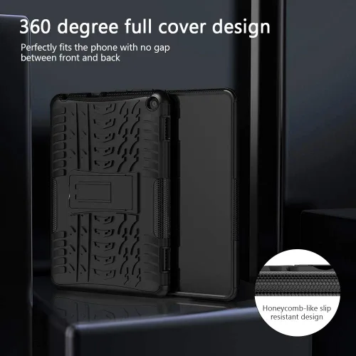 Vista 6 de Funda para Tabletflre HD8 y HD8 Plus (versión 2024/2022/2020 de 12ª/10ª generación), no para Samsung iPad, Nokia Onn de 8 pulgadas con funda