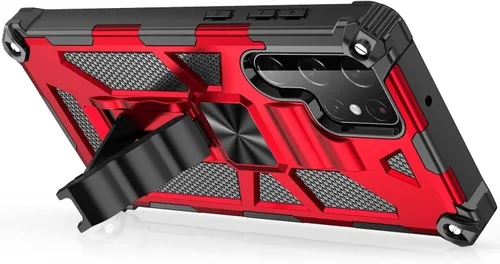 Vista 3 de Asuwish Funda para Samsung Galaxy S22 Ultra 5G con protector de pantalla de vidrio templado y accesorios para celular, función atril, protección