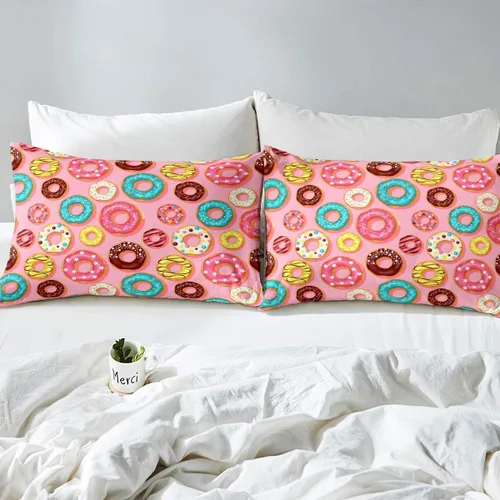 Vista 266 de Erosebridal Juego de edredón de hojas de cannabis, juego de ropa de cama de marihuana con estampado colorido de plantas, decoración bohemia de 2