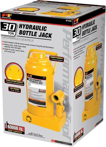 Vista 5 de Performance Tool W1636 30 toneladas (60,000 lbs.) gato hidráulico de botella resistente, Rango: 11 1/4-pulgadas a 18 1/4-pulgadas