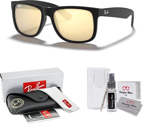 Vista 32 de Ray-Ban RB4165 JUSTIN Sunglasses For Men For Women+BUNDLE with ACCESSORY EYEWEAR KIT