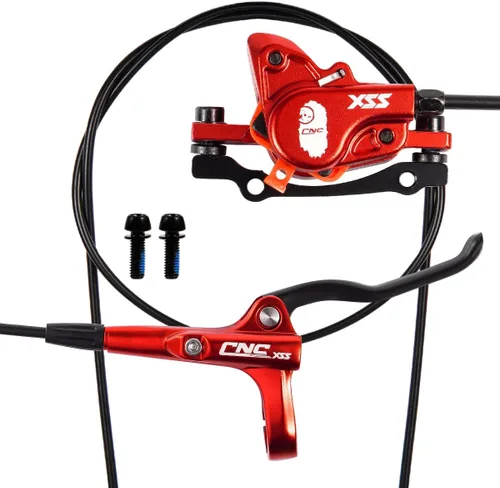 Vista 7 de CNC MTB Juego de Frenos de Disco Hidráulicos, Frenos de Disco Hidráulicos para Bicicleta de Montaña CNC Derecha Delantero 800mm Izquierda Trasero