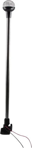 Vista 2 de Pactrade Marine SS 25 pulgadas LED RV ajustable plegable todo redondo 360 grados poste de popa luz de anclaje luz de anclaje para pontón, barco