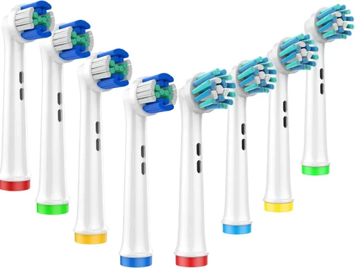 Vista 2 de Cabezales de cepillo de dientes para Oral B Braun, cabezales de cepillo de dientes eléctricos profesionales, cabezales de cepillo de limpieza