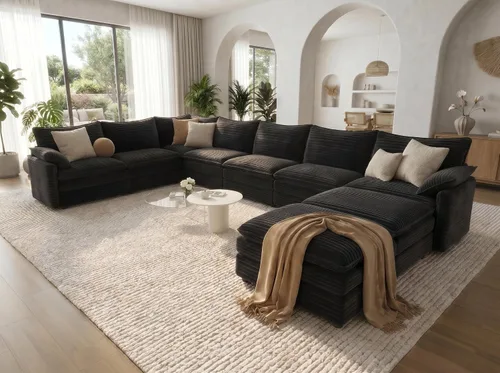 Vista 70 de Vesgantti - Sofá de 40" de Asiento Individual, Cómodo Sofá Nube de Asiento Profundo Tapizado de Chenilla, Sofá Moderno, Asientos Extra para Sofás