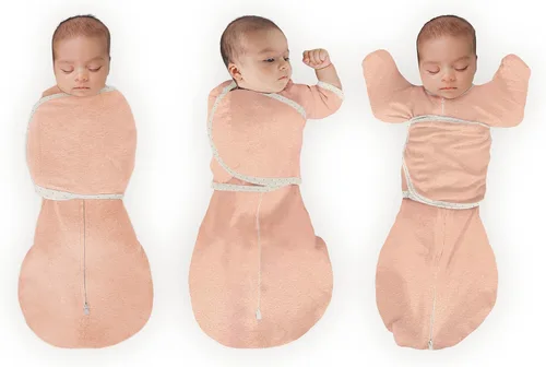 Vista 16 de SwaddleDesigns Saco Envolvente Omni de 6 Vías con Brazos Arriba para Recién Nacido, Más Opciones para Calmar el Reflejo de Sobresalto, Mejora
