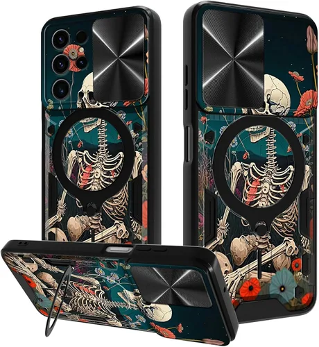 Vista 14 de Funda para Samsung Galaxy A03S de 6.5 pulgadas, funda protectora resistente con función atril giratorio de 360 grados, funda protectora resistente