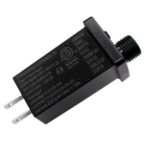 Vista 8 de Transformador LED de 24V6W Clase 2 Fuente de Alimentación LED, Impermeable IP44 de Bajo Voltaje Uso Temporal LED Driver Transformador Enchufe US CA