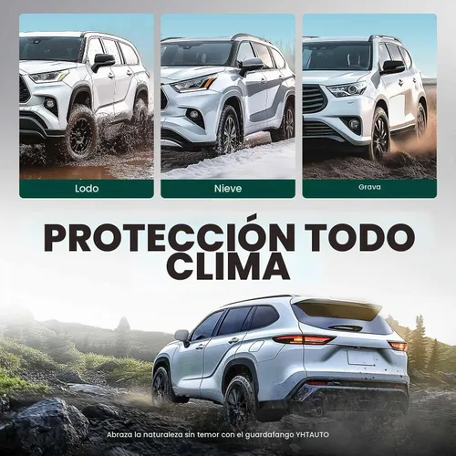 Vista 5 de YHTAUTO Guardabarros antisalpicaduras para Toyota 4Runner 2005-2009