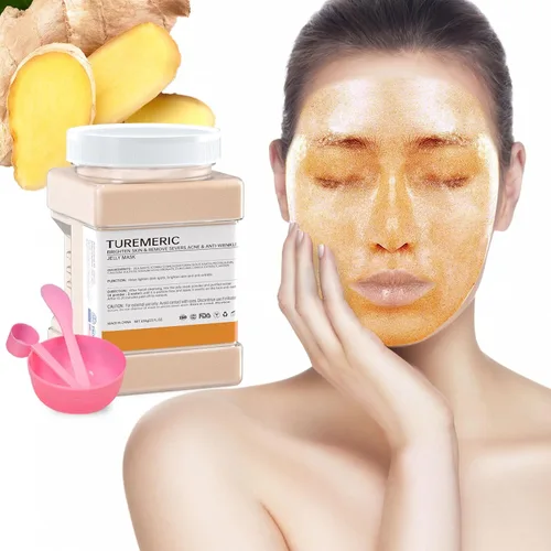 Vista 10 de Mascarilla de gelatina en polvo para faciales, oro de 24 quilates, antienvejecimiento y reafirmante, mascarilla hidratante para iluminar