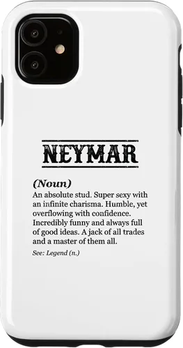 Vista 8 de Neymar - Definición de nombre Frase divertida - Funda personalizada para iPhone 17 para hombre
