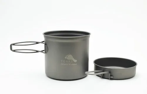 Vista 2 de TOAKS cacerola de 1600 ml con sartén de titanio