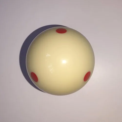 Vista 4 de Pro-Cup - Bola de billar de 2-1/4 pulgadas, bola de billar estándar con 6 puntos rojos, accesorios de mesa de billar para juego de billar