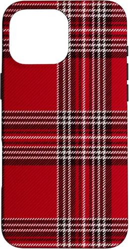 Vista 19 de Funda con diseño de Navidad a cuadros rojos para iPhone 13 Pro Max
