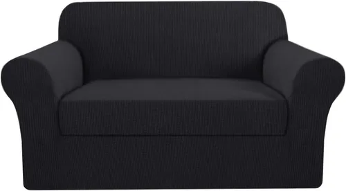 Vista 52 de H.VERSAILTEX - 2 fundas protectoras de licra suave Jacquard para respaldo de silla, lavable a máquina