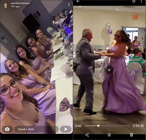 Vista 6 de ZLQQ Vestidos de noche formales divididos con tirantes delgados vestidos de satén largos con bolsillos para mujer