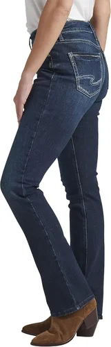 Vista 2 de Silver Jeans Co. Jeans Suki de tiro medio con corte de bota para mujer