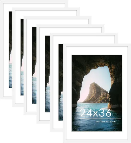 Vista 28 de PEALSN - Juego de 6 portarretratos de 5 x 7 pulgadas para fotos de 4 x 6 pulgadas con paspartú/5 x 7 pulgadas sin paspartú, para montaje en Negro