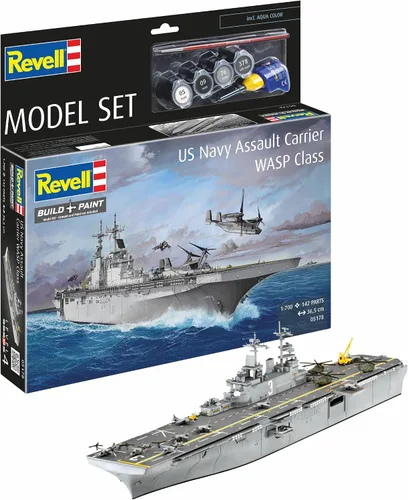 Vista 11 de Revell 05178 Kit de modelo a escala USS WASP Clase 1:700