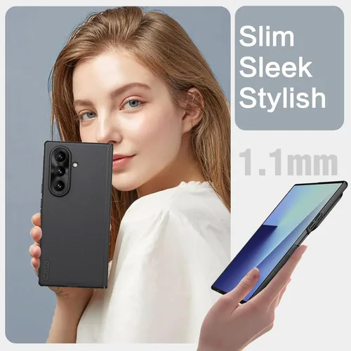 Vista 6 de Nillkin Funda magnética para Samsung Galaxy Z Fold 7 con protector de pantalla separado, [compatible con MagSafe] [Protección de bisagra] Textura