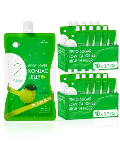 Vista 12 de Jadamsun Jugo de gelatina Konjac (Mango, 20 piezas) – Delicioso aperitivo coreano saludable bajo en calorías, aperitivo de fruta potable, sin