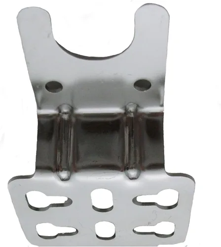 Vista 7 de OneGrill - Juego de soporte de montaje para asador de parrilla de acero cromado con protector térmico de aluminio integrado