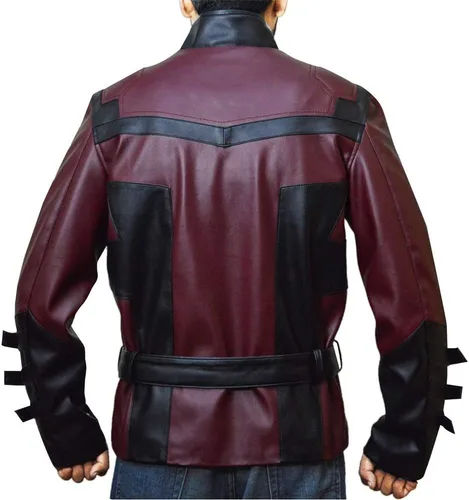Vista 4 de Charlie Cox Daredevil - Chaqueta de piel para hombre, talla XXS-3XL