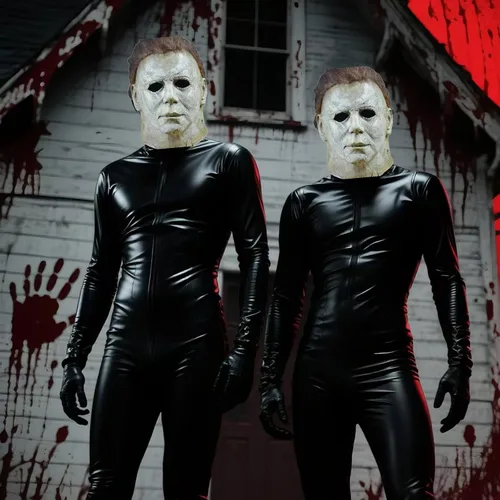 Vista 7 de Halloween Costume Mask Made for Michael Myers, Classic Killer, Quality Horror Masks Scary Costumes for Cosplay