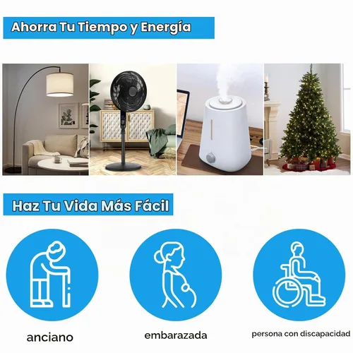 Vista 6 de G-Homa Toma de corriente con control remoto, interruptor de enchufes eléctricos inalámbricos para electrodomésticos, luces navideñas, alcance de 100