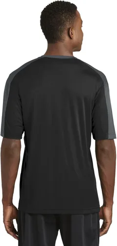 Vista 3 de Sport-TekST354 PosiChargeCompetitorCamiseta de manga bloqueada