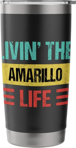 Vista 3 de Vaso aislado de acero inoxidable Amarillo