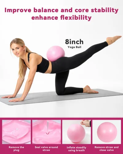 Vista 7 de Kit de pilates para el hogar, 24 piezas, círculos de 14 pulgadas