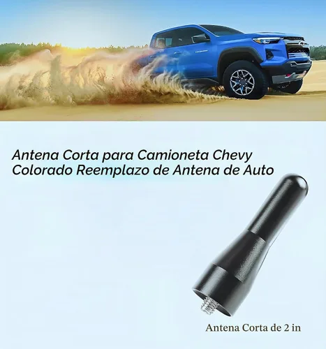 Vista 5 de Antena Corta para Camión 2015-2026 Chevy Colorado Reemplazo de Antena de Coche