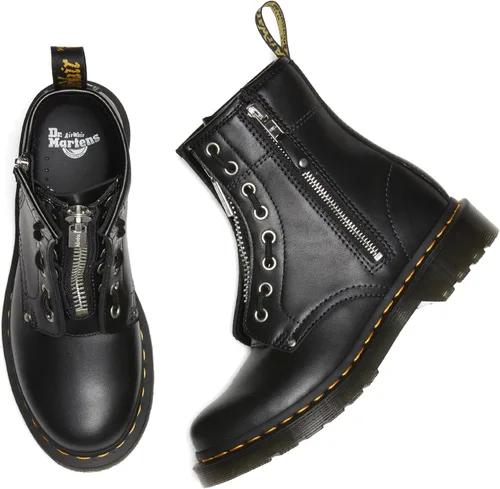 Vista 3 de Dr. Martens Botas de moda con cremallera doble 1460 para mujer